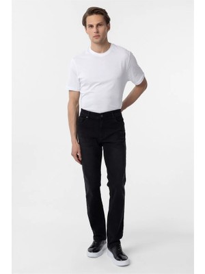Süvari Siyah Denim Pantolon