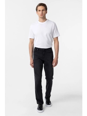 Süvari Siyah Denim Pantolon