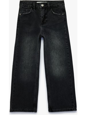 Koton Pamuklu Geniş Paça Denim Pantolon