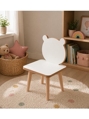 Rozitoys Montessori Çocuk Aktivite Masası Çalışma Masası, Ahşap Oyun Boyama Etkinlik Alanı,