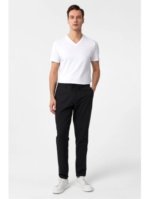 Süvari Siyah Slim Jogger Pantolon