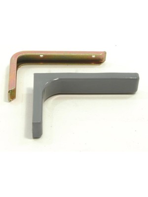 Raf Altı Bağlantı Aparatı Kapaklı 12CM (2 Adet) Beyaz