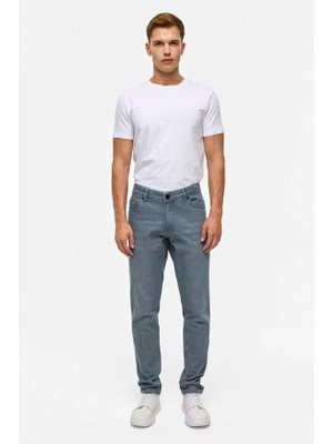 Süvari Gri Denim Pantolon