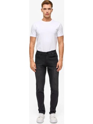 Süvari Siyah Denim Pantolon