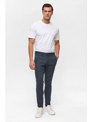 Süvari Lacivert Slim Casual Pantolon