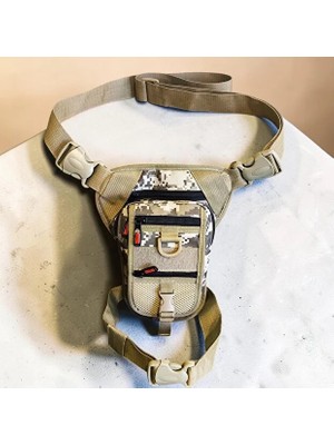 Sarsılmaz Tactical Silah Bölmeli Bel ve Bacak Motorcu Çantası Su Geçirmez 2100 Denye Kumaş