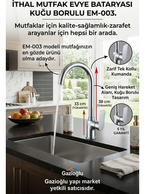 Elallar Ithal Mutfak Eviye Bataryası