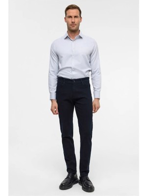 Süvari Lacivert Düz Casual Pantolon