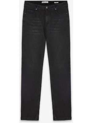 Süvari Siyah Denim Pantolon