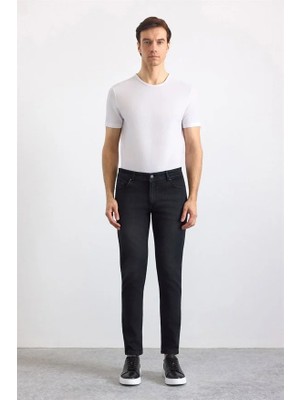 Süvari Siyah Denim Pantolon