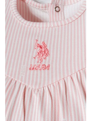 U.s. Polo Assn. Kız Bebek Şort T-Shirt Takım , Yazlık Bebek Takımı