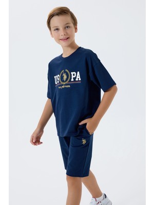 U.S. Polo Assn. Erkek Çocuk Bermuda Takım, %100 Pamuk / %100 Cotton