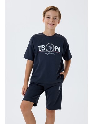U.S. Polo Assn. Erkek Çocuk Bermuda Takım, %100 Pamuk / %100 Cotton