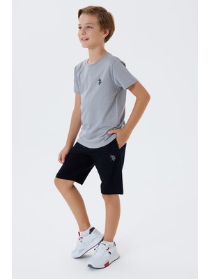 U.s. Polo Assn. Erkek Çocuk %100 Pamuk Bermuda Takımı – Yazlık Günlük Rahat Kesim