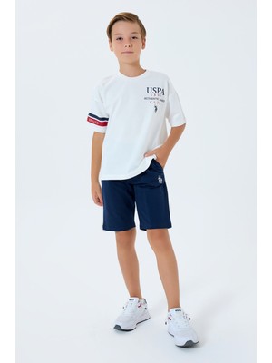 U.S. Polo Assn. Erkek Çocuk Bermuda Takım, Iki Iplik, %100 Pamuk / %100 Cotton