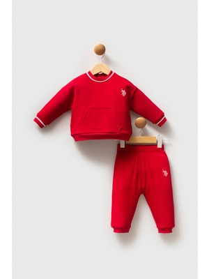 U.s. Polo Assn. Kız Bebek 3 Iplik Kalın Alt Üst Takım
