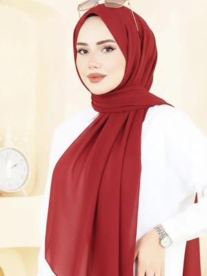 Asia Collection Düz Şifon Şal