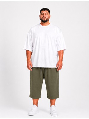 Limitless Wear Erkek Büyük Beden Şort 3xl-6xl Rahat Kesim Diz Altı Günlük Şort