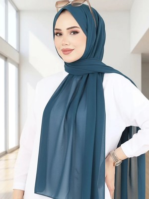 Asia Collection Düz Şifon Şal