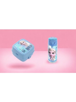 Frozen Be Bold Beslenme Kabı ve Su Matarası Set