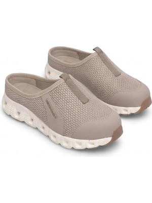 King Paolo H5204 Missy Kadın Memory Foam Sabo Terlik Bej