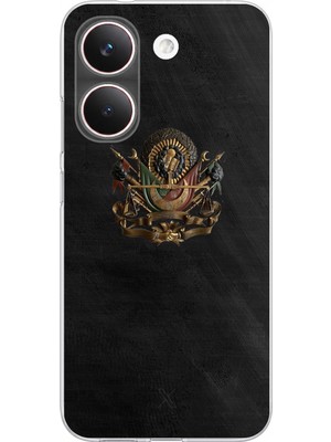 TechTree Poco X8 Pro Uyumlu Osmanlı Tuğrası Detaylı Baskılı Silikon Kılıf