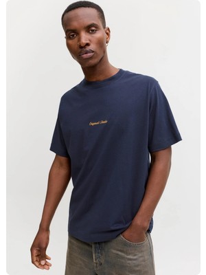 Jack & Jones Jack&jones 12282892 Jornorrebro Emb O  Yaka Kısa Kol Tsh