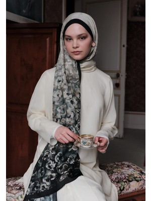 Fresh Scarfs Pearlie Desenli Pamuk Viskon Şal Koyu Yeşil