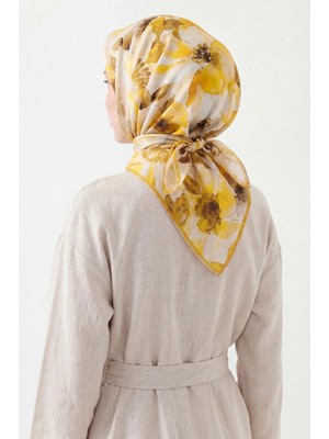 Silk Home Soft Eşarp Suluboya  90X99