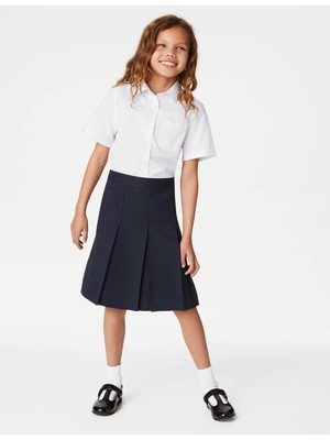 Marks & Spencer Pile Detaylı Okul Eteği (2-16 Yaş)