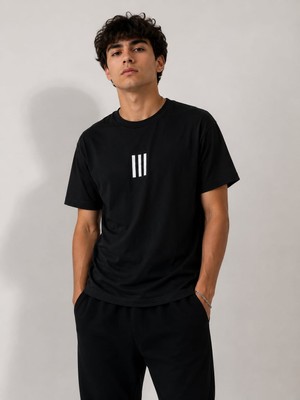 Zengoll & Ramires Düz Renk Oversize Erkek T-Shirt