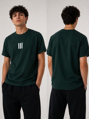 Zengoll & Ramires Düz Renk Oversize Erkek T-Shirt