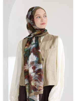 Fresh Scarfs Melaina Floş Viskon Şal Toprak