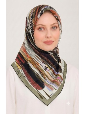 Aker Saf Twill Ipek  Eşarp -ASM7703713-991