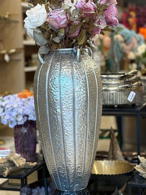 Panalı PNL-MG72 S Metal Dekoratif Vazo 30.5*30.5*61.5 cm