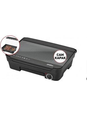 Mercora Tech Sinbo Elektrikli Izgara Cam Kapaklı