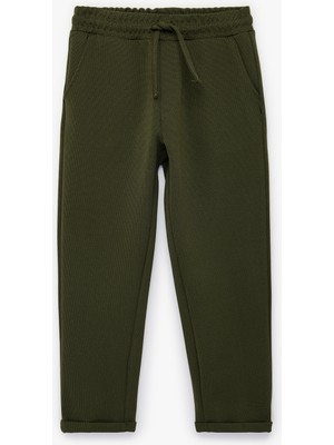 Koton Beli Bağcıklı Cep Detaylı Jogger Pantolon
