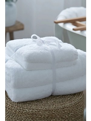The White Company Pure Cotton %100 Pamuk 4'lü Banyo Havlu Seti