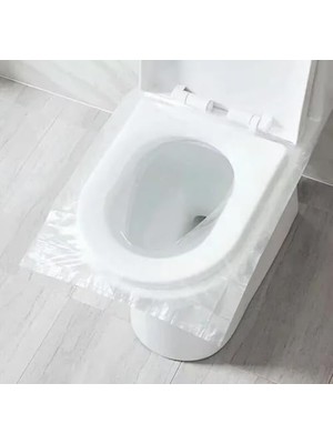 1001 Klozet Kapak Örtüsü Dispenseri, Tek Kullanımlık Hijyenik - 50 Adet, Seyahat, Otel, Avm, Okul
