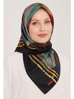 Aker Saf Twill Ipek  Eşarp -6592