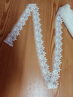 Dantelim Dantel Güpür Papatya - 4 Cm. En x 9 Mt.