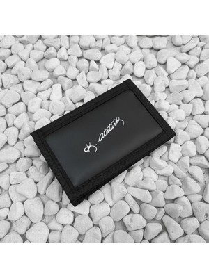 Elegance Siyah Atatürk Imzalı Basic Spor Wallet Cüzdan