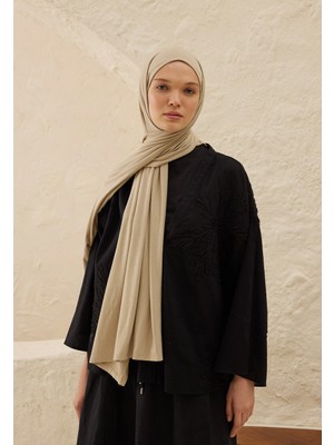 Fresh Scarfs Penye Şal Naturel Bej