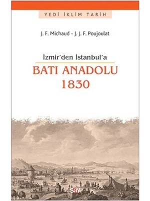 Say Batı Anadolu 1830
