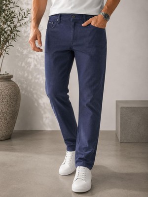 Classics Men Captiva Regular Fit Likralı Erkek Desen Jean Pantolon 7733