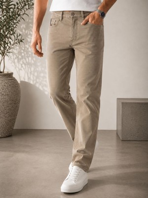 Classics Men Captiva Regular Fit Likralı Erkek Desen Jean Pantolon 7733