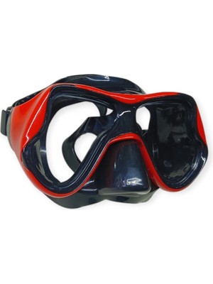 Colezium Dalış Maskesi ve Snorkel Yetişkin - 51715-KIRMIZI - 1 Adet