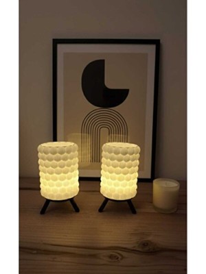 Empressco Modern Pilli Ledli Tealight Mumluk Seti, Şık Dekoratif Aksesuarlar