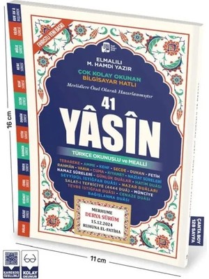 Merve Yayınları 41 Yasin Çanta Boy