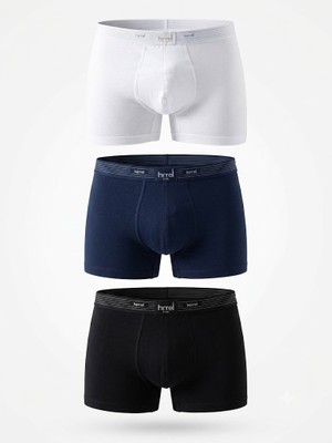 HMD Erkek Pamuklu Modal 3 Adet Boxer 420-421